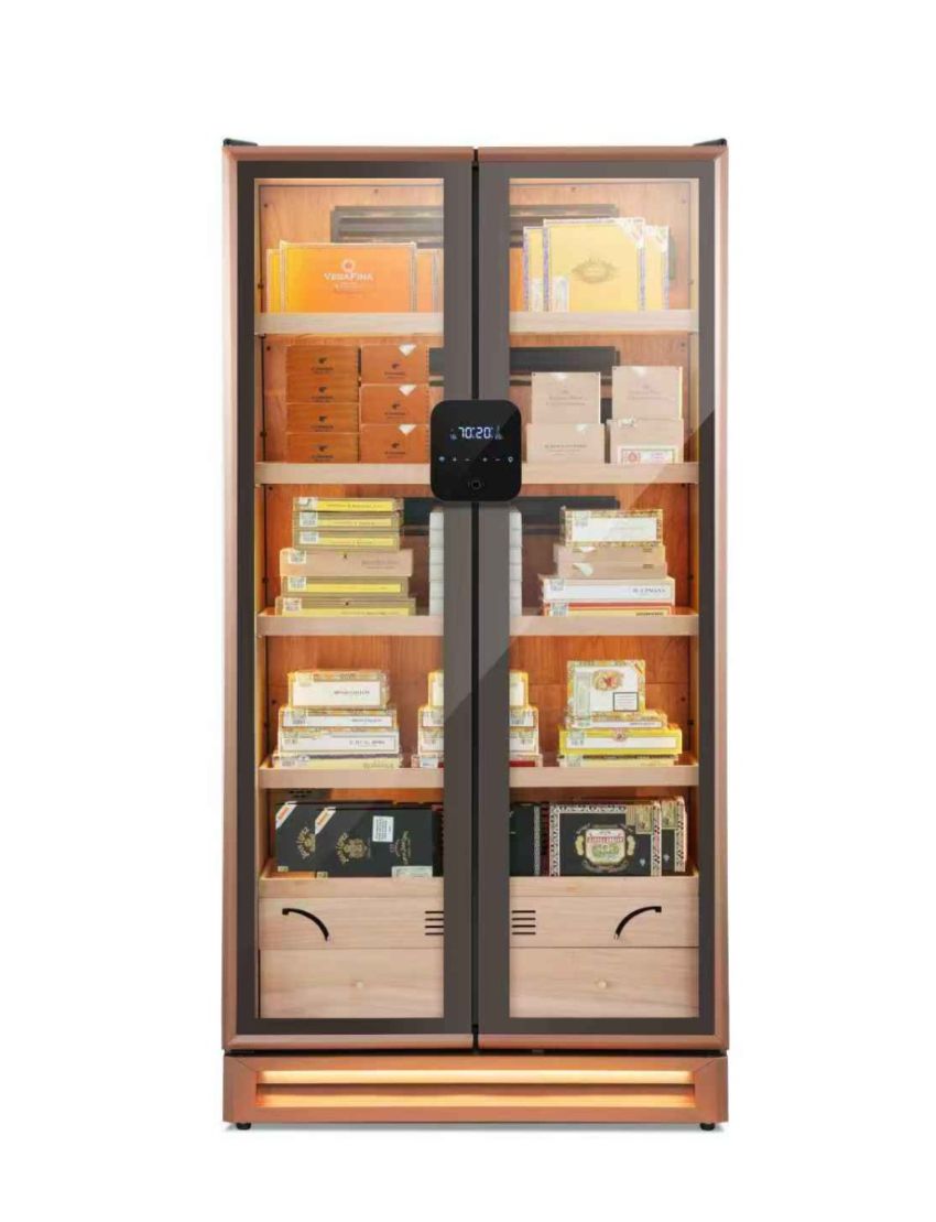 Afidano CH-420A - 3000-Count Double-Door Cigar Humidor