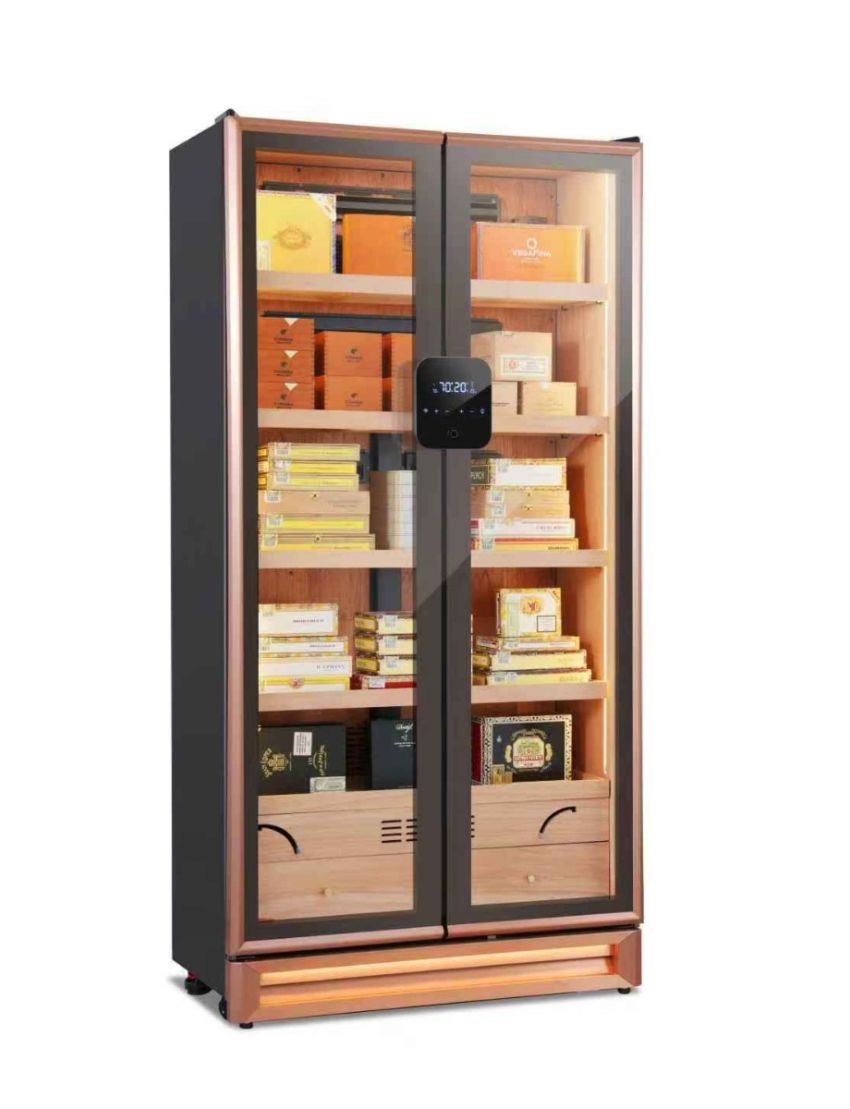 Afidano CH-420A - 3000-Count Double-Door Cigar Humidor
